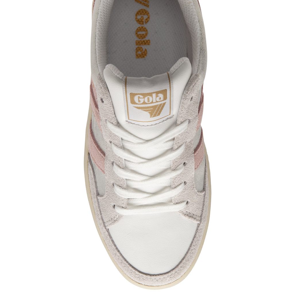 Gola Classics Superslam Blaze Sneakers Wit Roze Nederland | 436-TYISNL