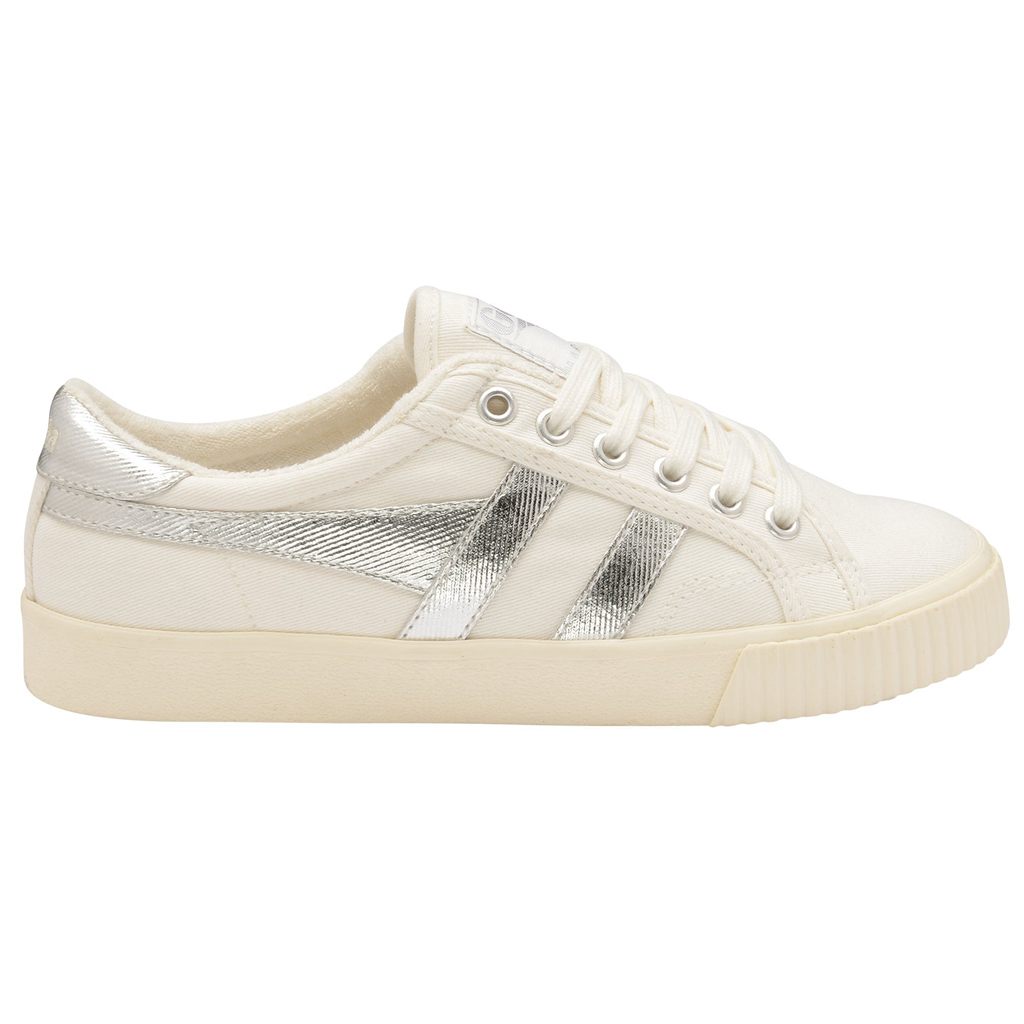 Gola Classics Tennis Mark Cox Sneakers Wit Zilver Nederland | 873-KHZTNS