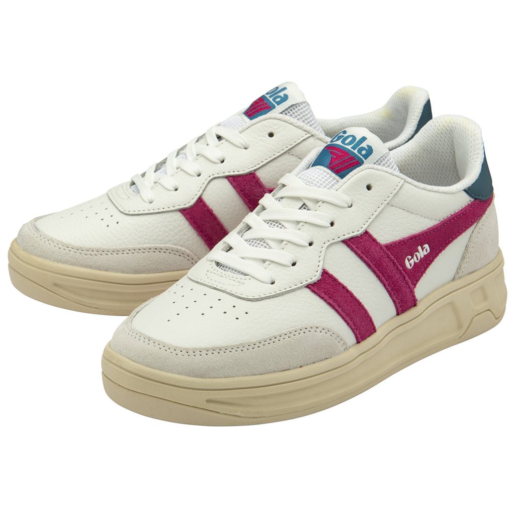 Gola Classics Topspin Sneakers Wit Fuchsie Pauw Nederland | 960-RTFUYB