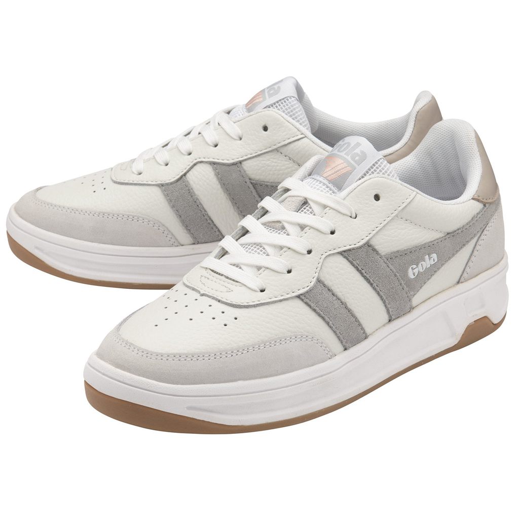 Gola Classics Topspin Sneakers Wit Lichtgrijs Nederland | 089-XOZQMR