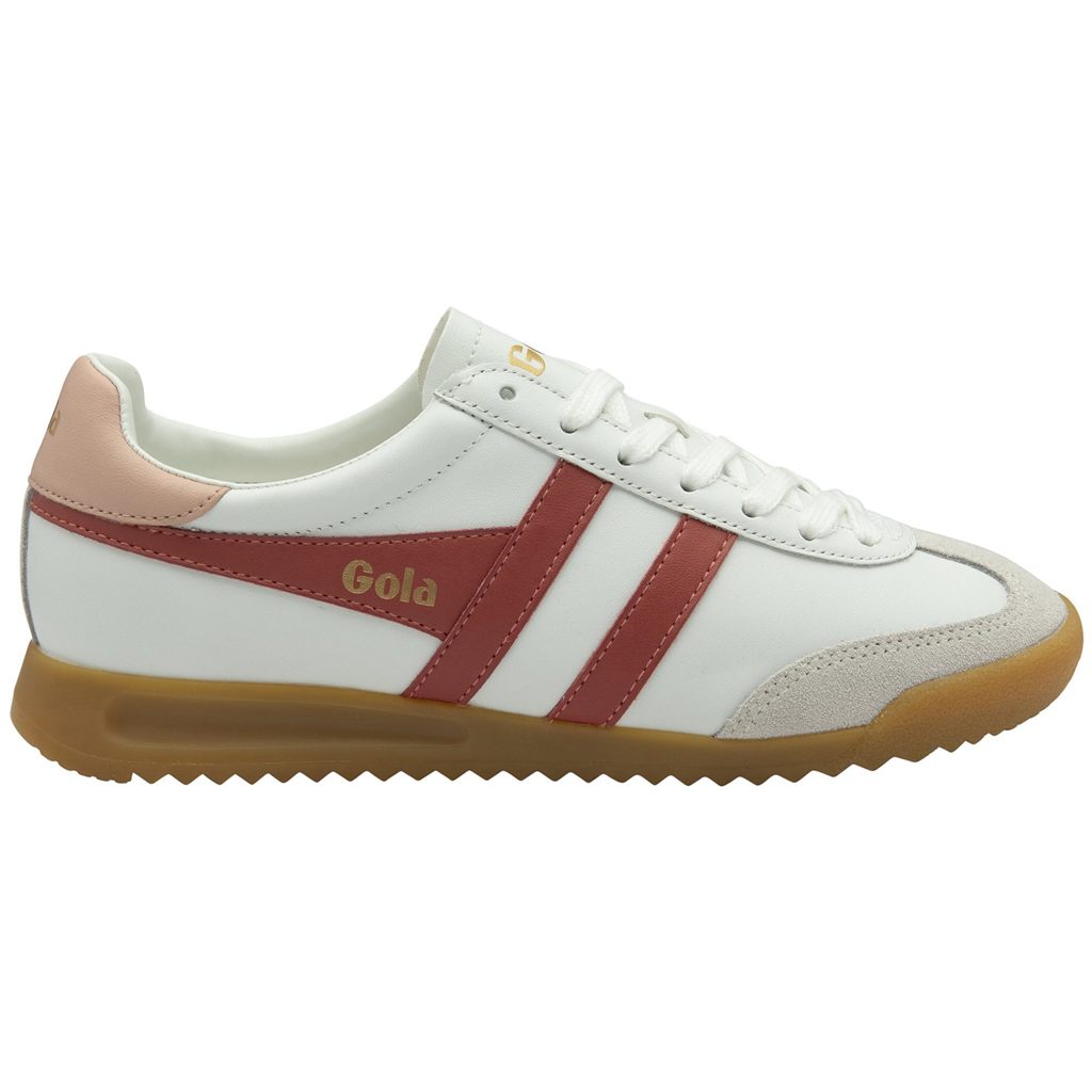 Gola Classics Torpedo Leather Sneakers Wit Roze Nederland | 684-SELVIF