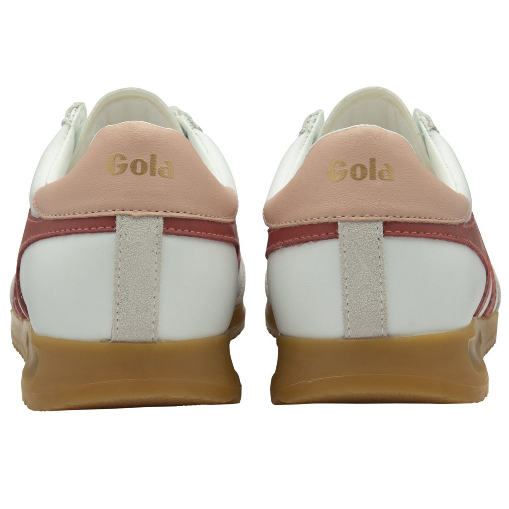 Gola Classics Torpedo Leather Sneakers Wit Roze Nederland | 684-SELVIF