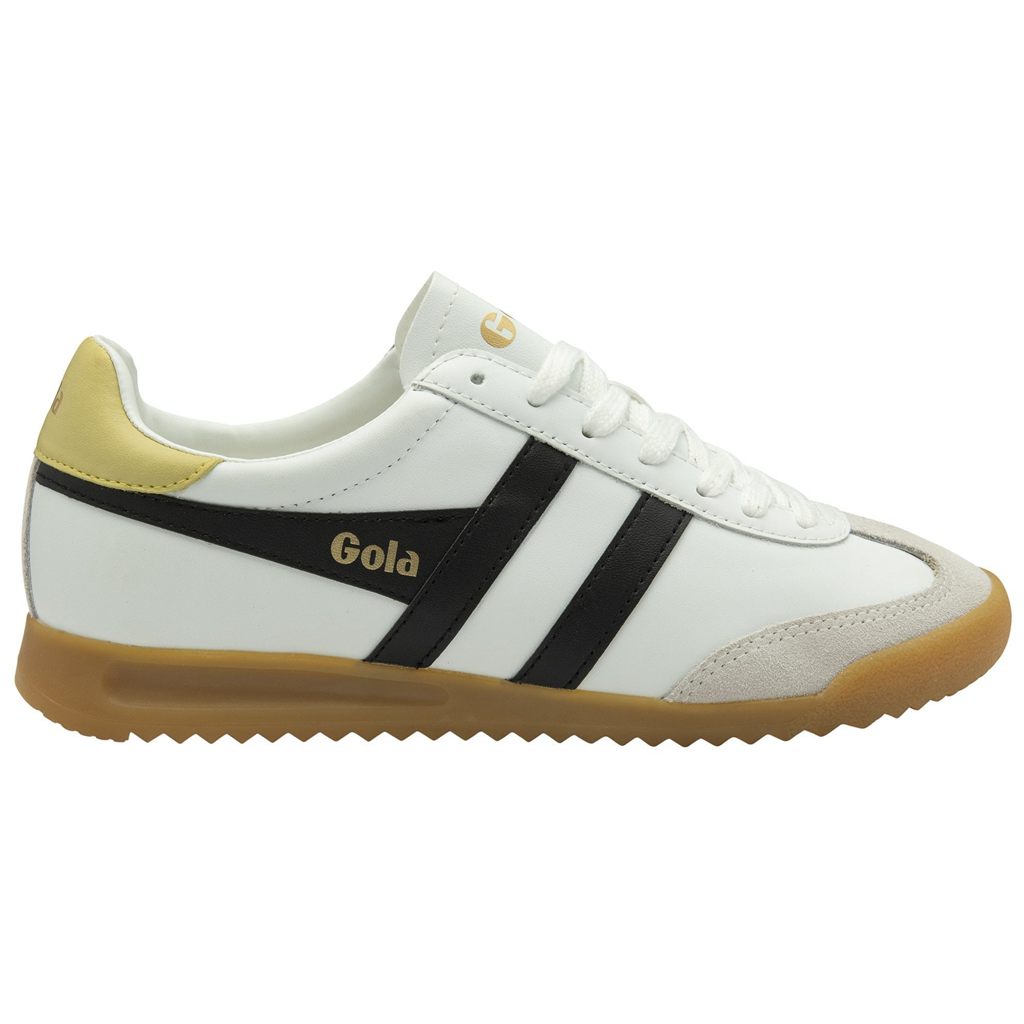Gola Classics Torpedo Leather Sneakers Wit Zwart Citroen Nederland | 291-BFOMZA