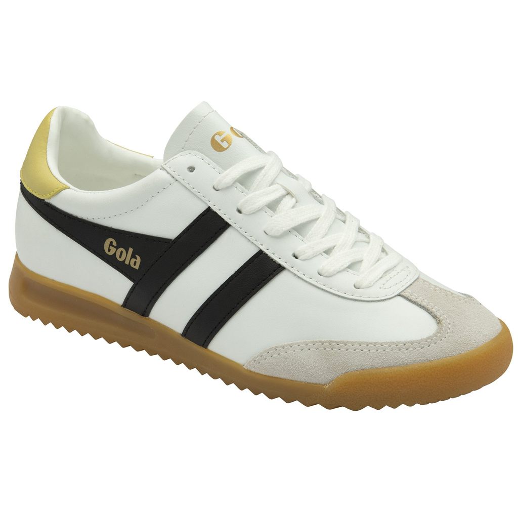 Gola Classics Torpedo Leather Sneakers Wit Zwart Citroen Nederland | 291-BFOMZA