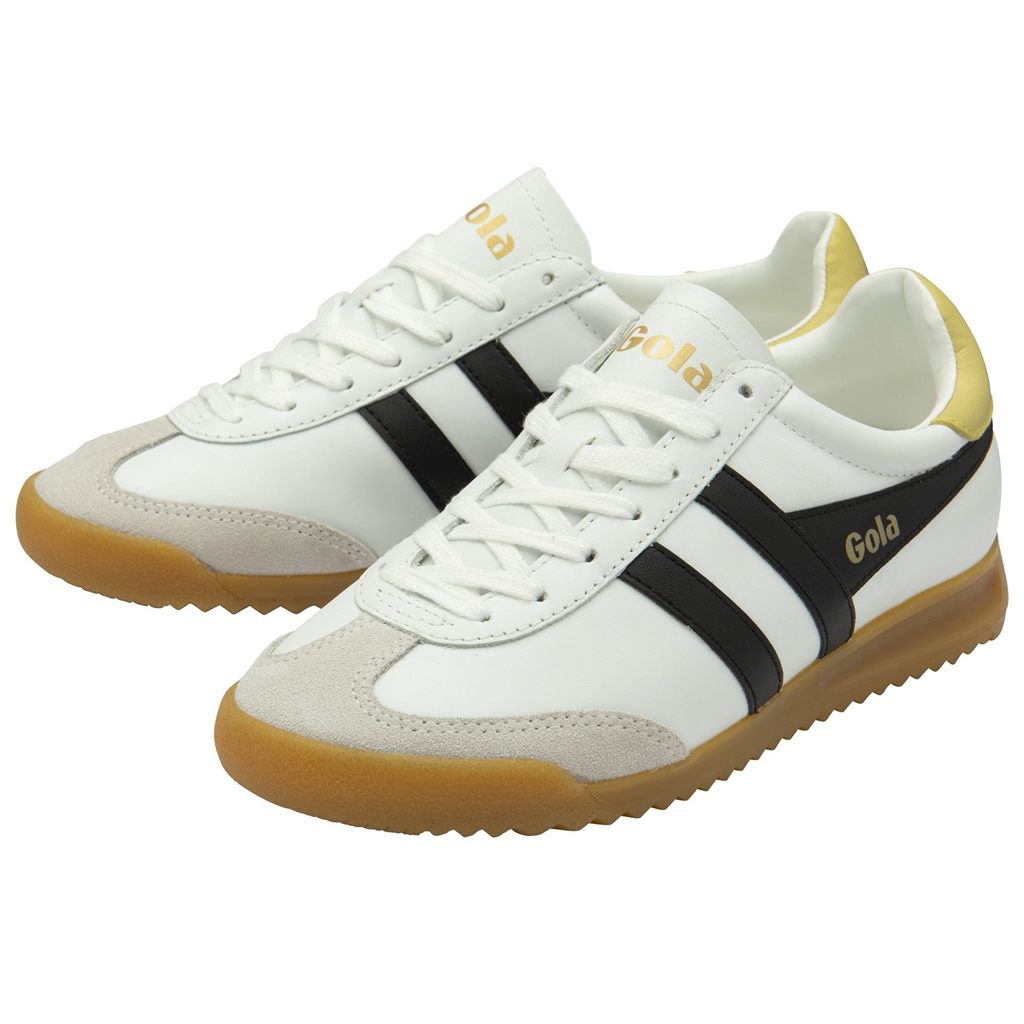 Gola Classics Torpedo Leather Sneakers Wit Zwart Citroen Nederland | 291-BFOMZA