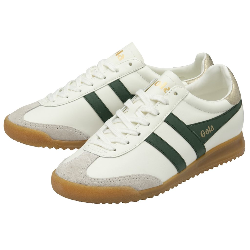 Gola Classics Torpedo Leather Sneakers Wit Goud Nederland | 607-FSQWUK