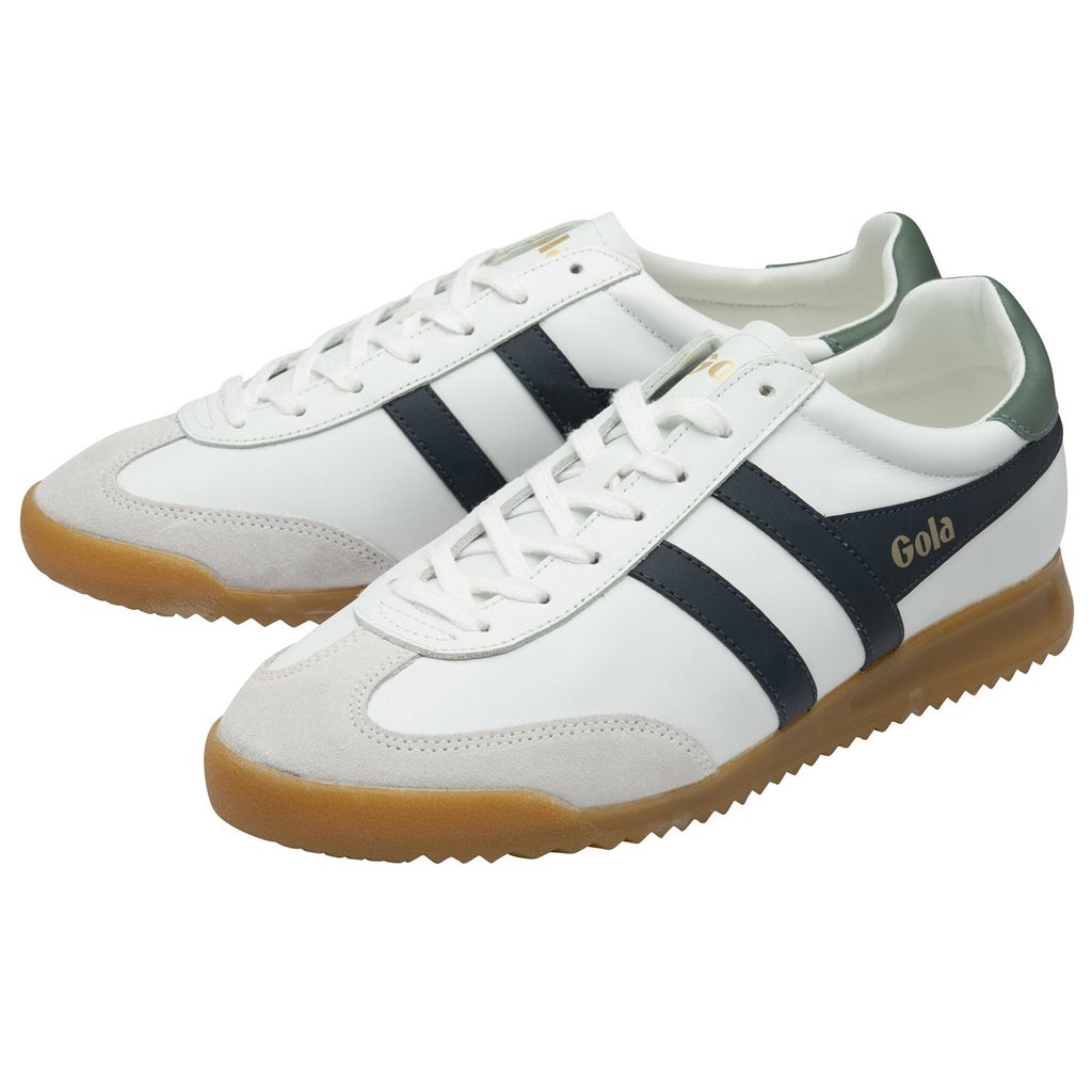 Gola Classics Torpedo Leather Sneakers Wit Donkerblauw Nederland | 193-ULEFYS