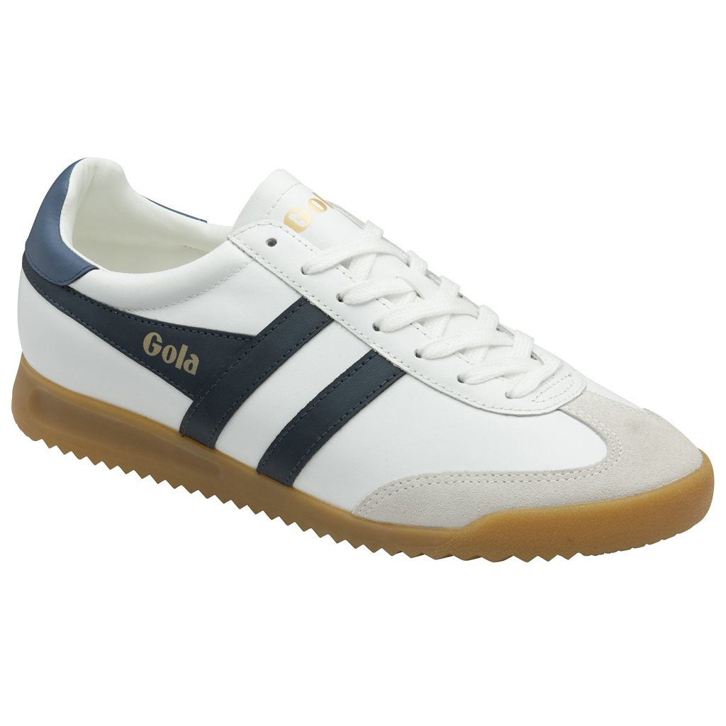 Gola Classics Torpedo Leather Sneakers Wit Donkerblauw Nederland | 192-IJFOVN