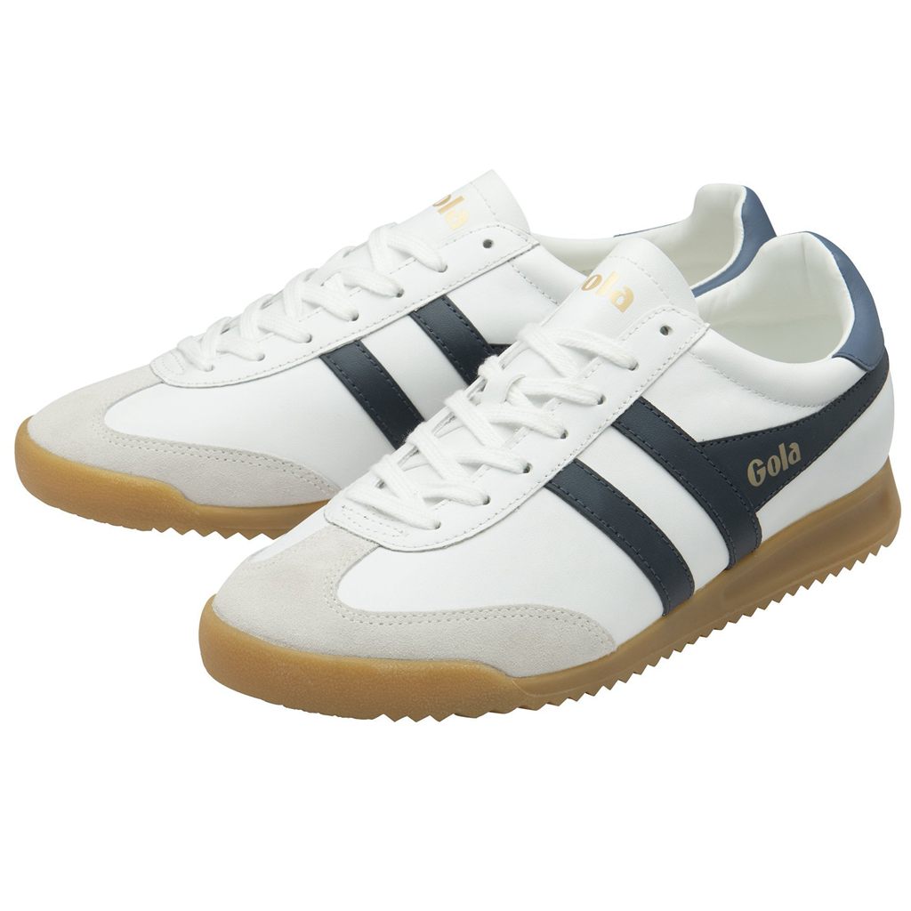 Gola Classics Torpedo Leather Sneakers Wit Donkerblauw Nederland | 192-IJFOVN