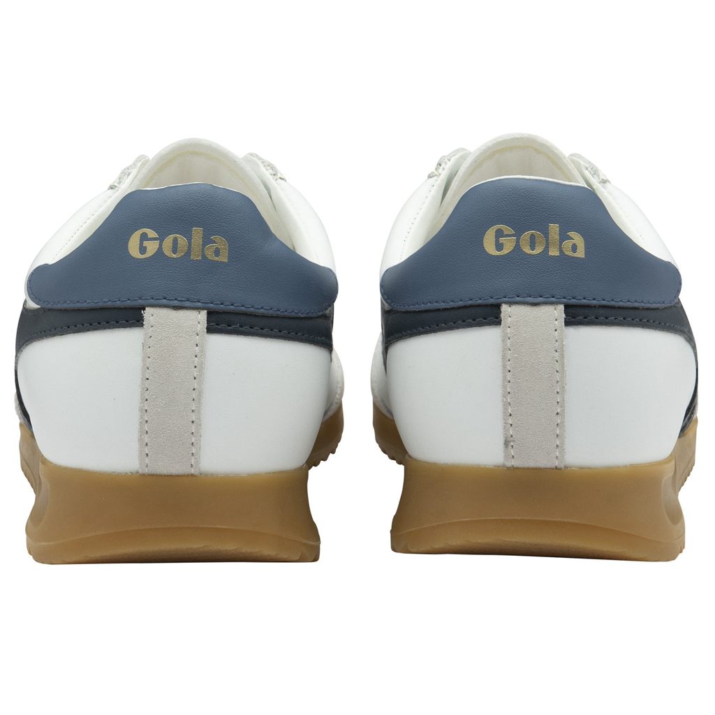 Gola Classics Torpedo Leather Sneakers Wit Donkerblauw Nederland | 192-IJFOVN