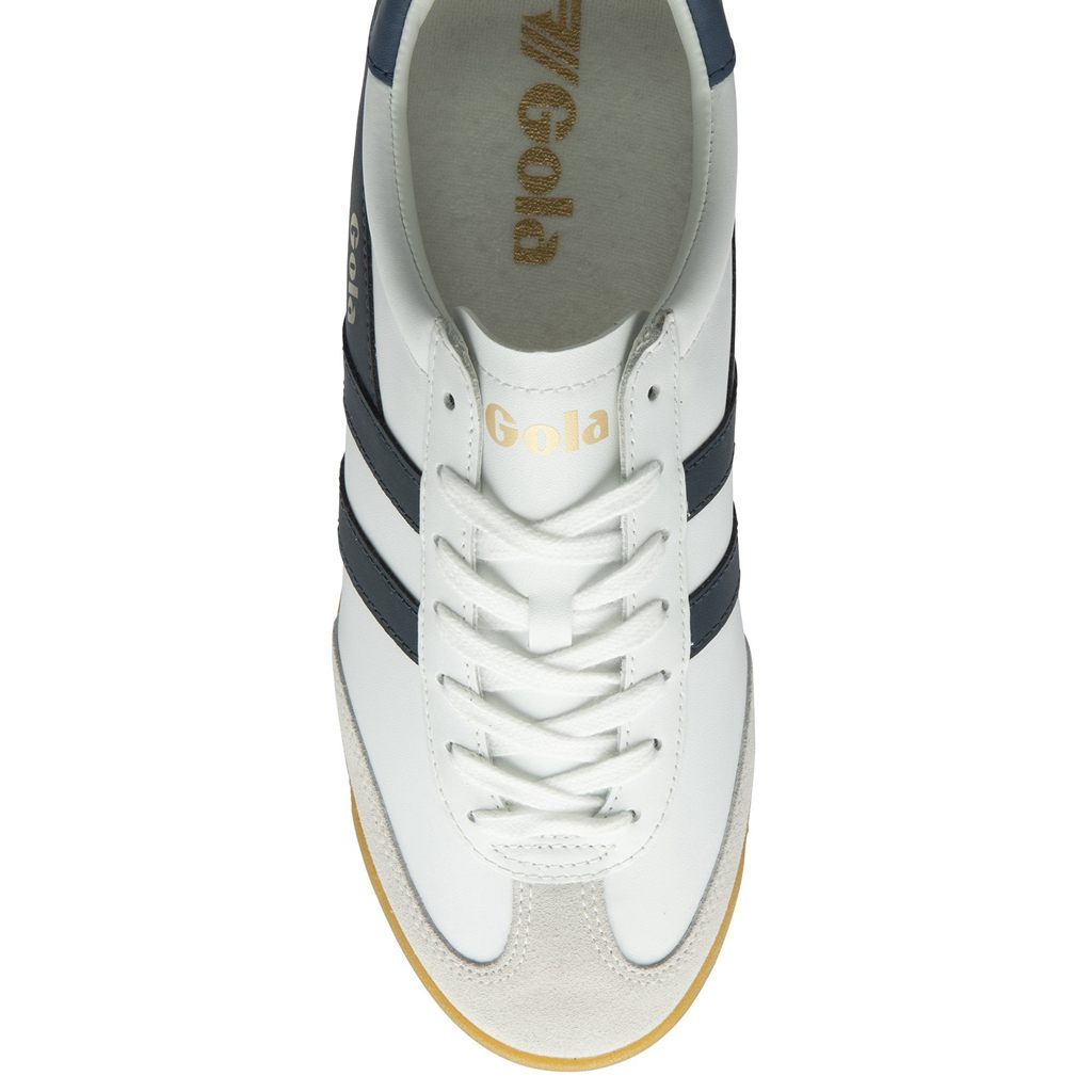Gola Classics Torpedo Leather Sneakers Wit Donkerblauw Nederland | 192-IJFOVN