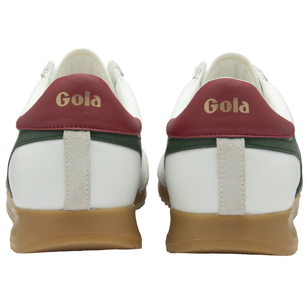 Gola Classics Torpedo Leather Sneakers Wit Dieprood Nederland | 940-AGZCQF