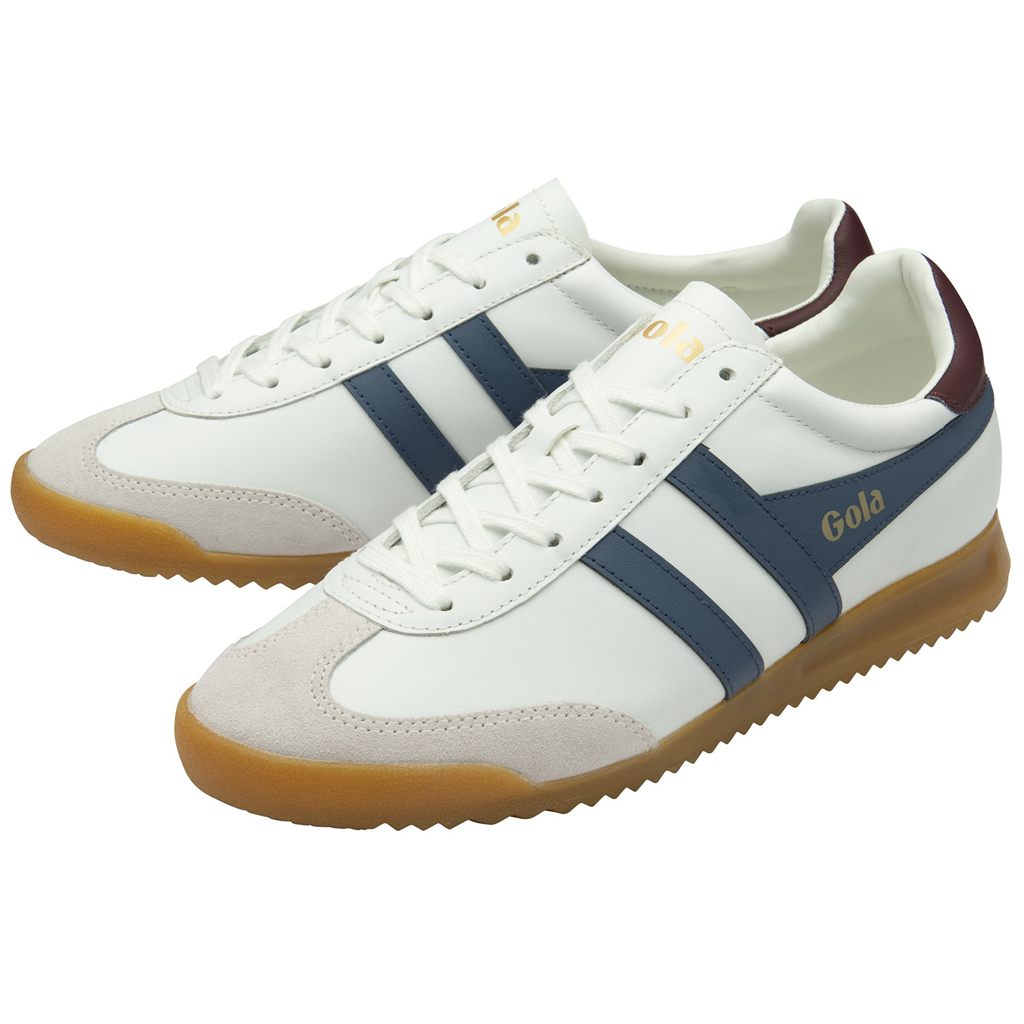 Gola Classics Torpedo Leather Sneakers Wit Bordeaux Nederland | 280-RUVHJX