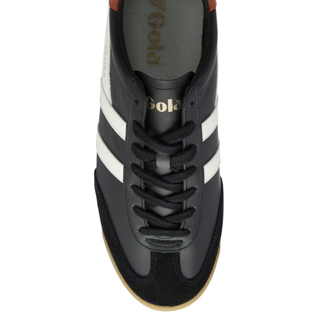 Gola Classics Torpedo Leather Sneakers Zwart Wit Oranje Nederland | 927-FVJRYK