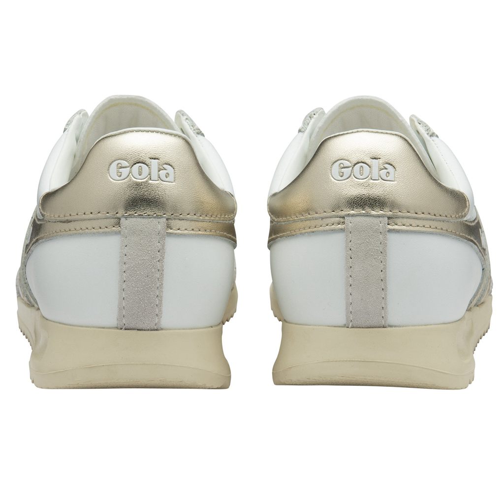 Gola Classics Torpedo Mirror Sneakers Wit Goud Wit Nederland | 961-WRBGQN