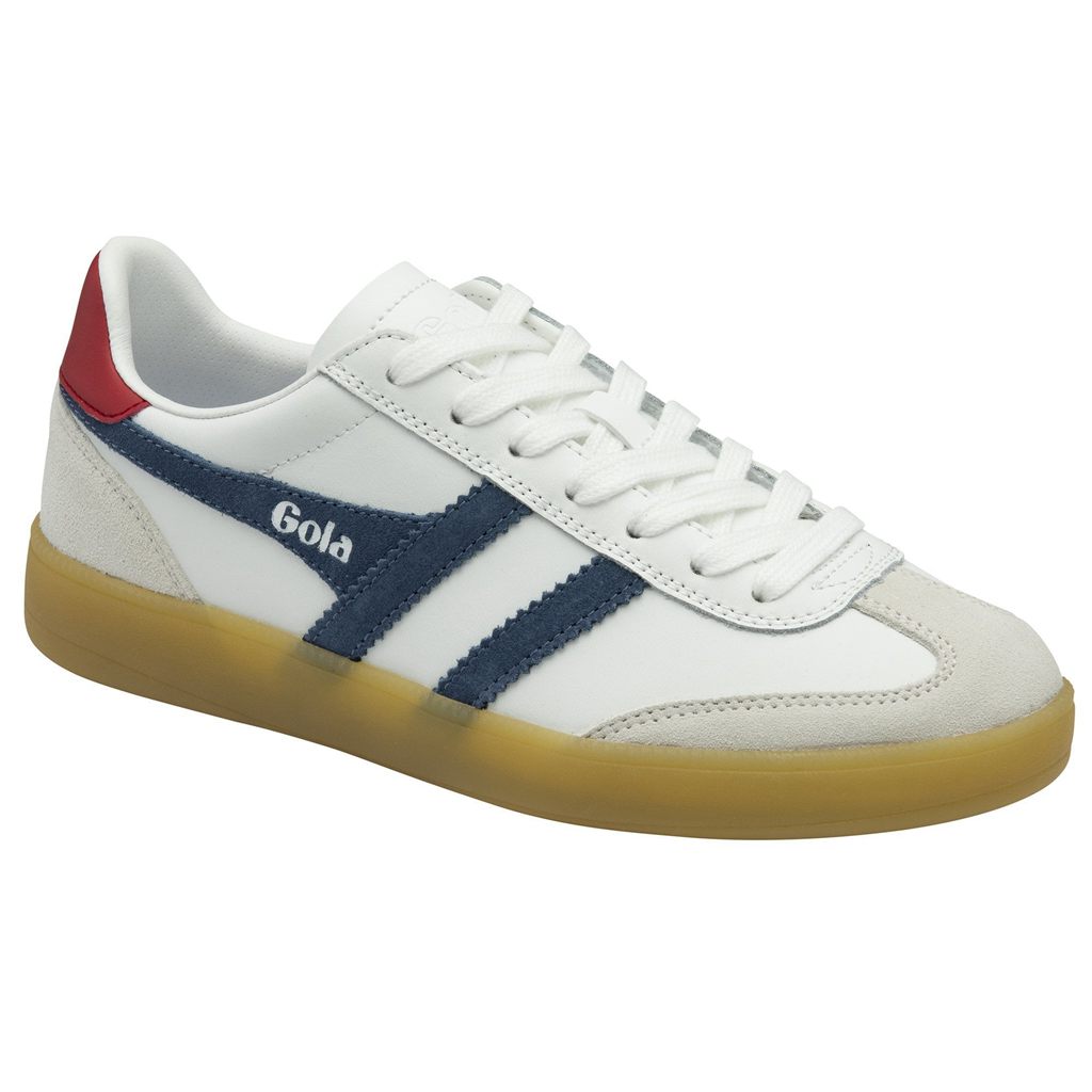 Gola Classics Viper Leather Sneakers Wit Dieprood Nederland | 321-FWAHCR
