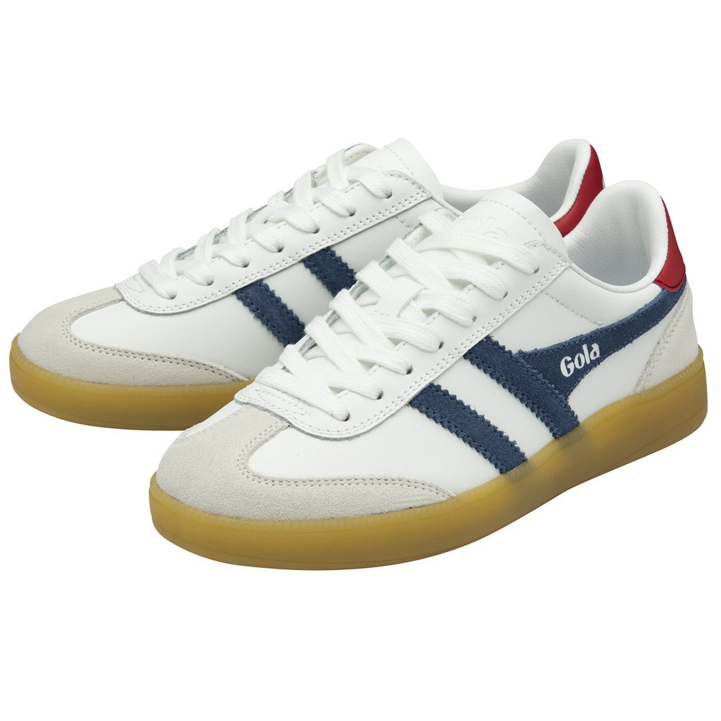 Gola Classics Viper Leather Sneakers Wit Dieprood Nederland | 321-FWAHCR