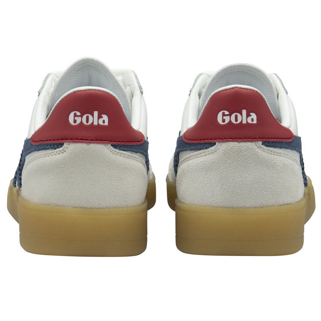 Gola Classics Viper Leather Sneakers Wit Dieprood Nederland | 321-FWAHCR