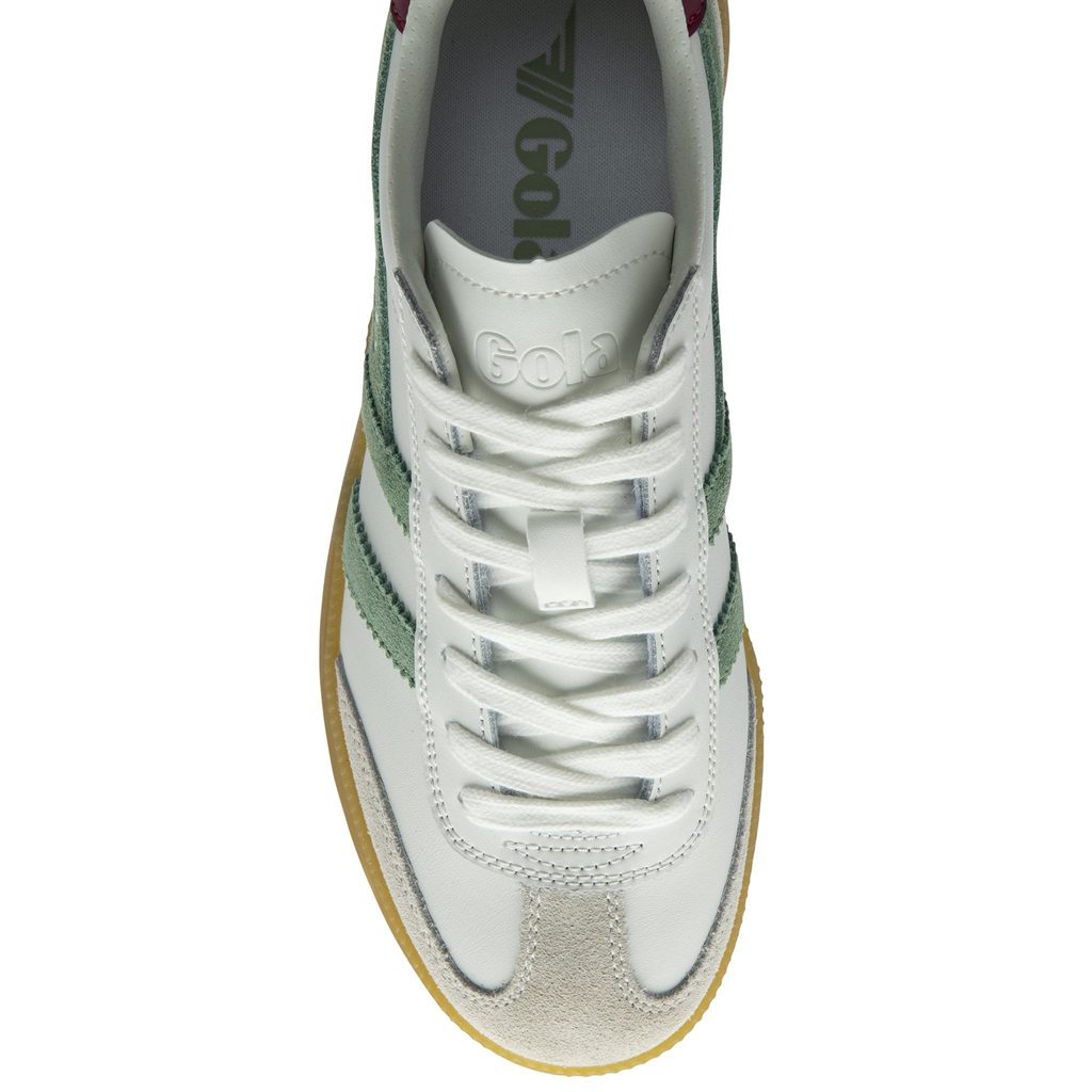 Gola Classics Viper Leather Sneakers Wit Groen Nederland | 963-HPEMLK