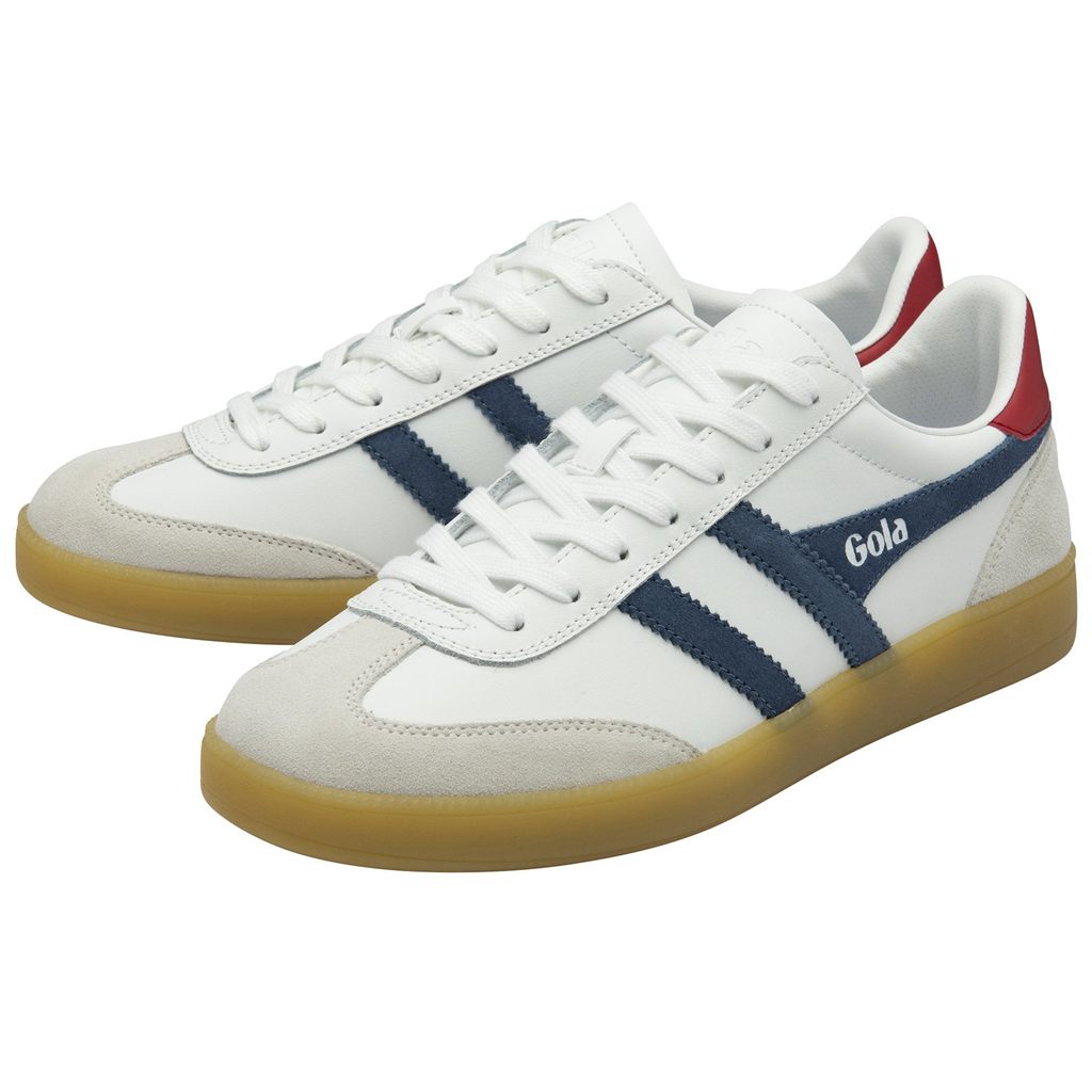 Gola Classics Viper Leather Sneakers Wit Dieprood Nederland | 913-OIFHSD