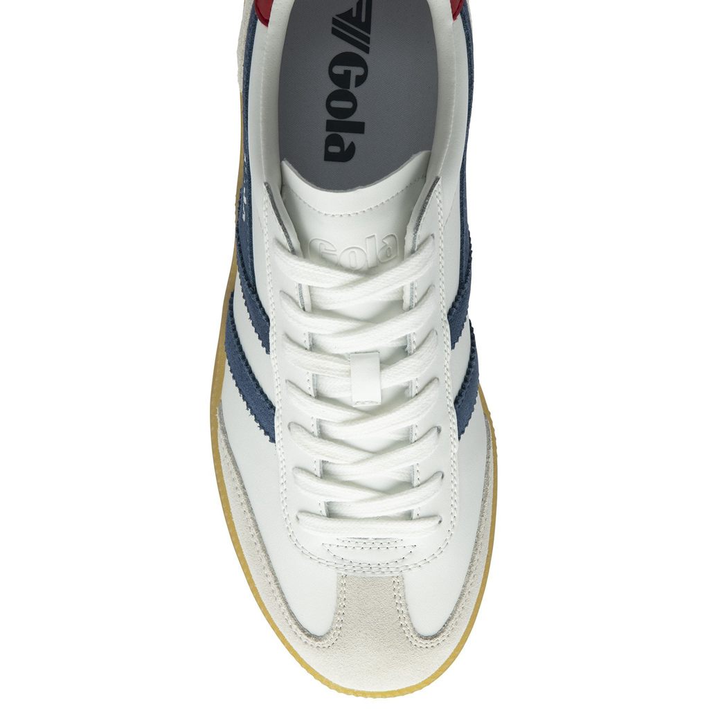 Gola Classics Viper Leather Sneakers Wit Dieprood Nederland | 913-OIFHSD