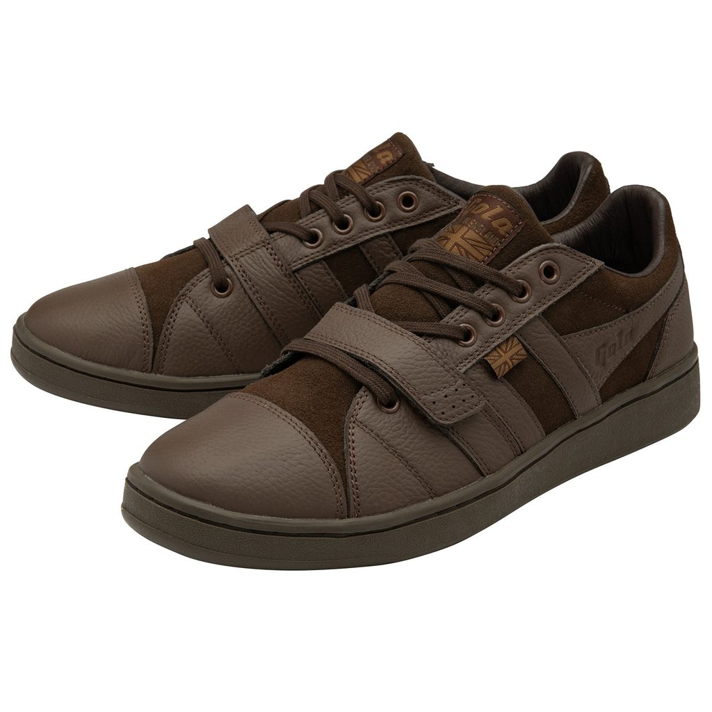 Gola Made in England - 1905 Sentry Engineered Garment Sneakers Bruin Bruin Nederland | 139-OVDIBH