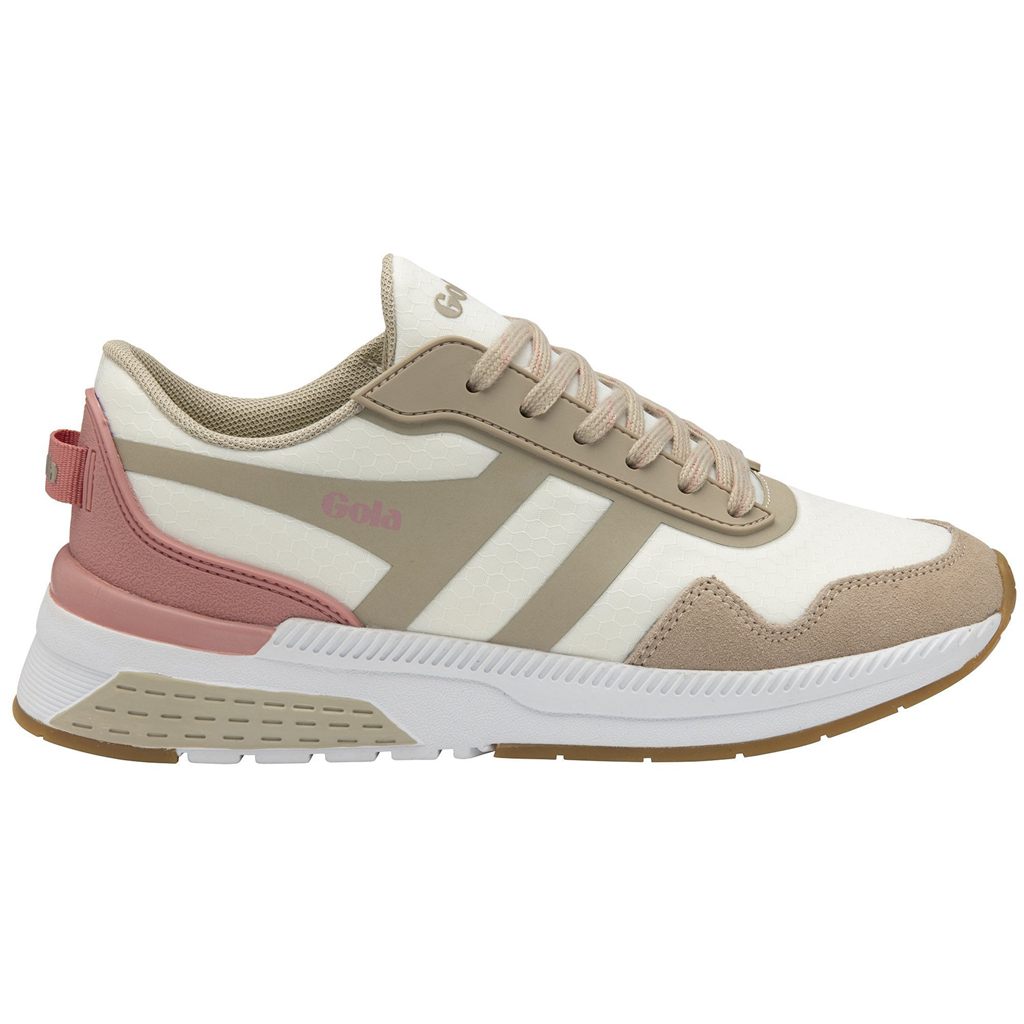 Gola Performance Atomics Sneakers Wit Grijs Roze Nederland | 840-DZFVPG