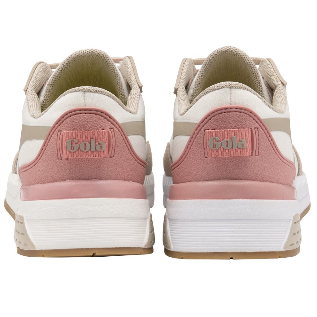 Gola Performance Atomics Sneakers Wit Grijs Roze Nederland | 840-DZFVPG
