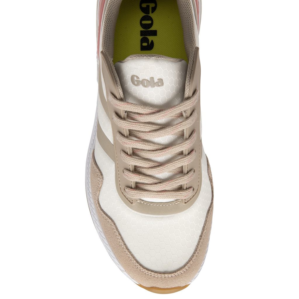 Gola Performance Atomics Sneakers Wit Grijs Roze Nederland | 840-DZFVPG