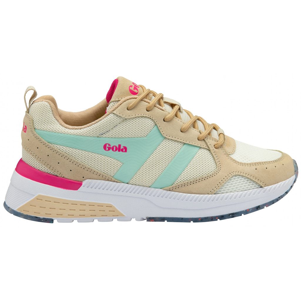 Gola Performance Navis Sneakers Wit Blauw Roze Nederland | 692-NRJTFX