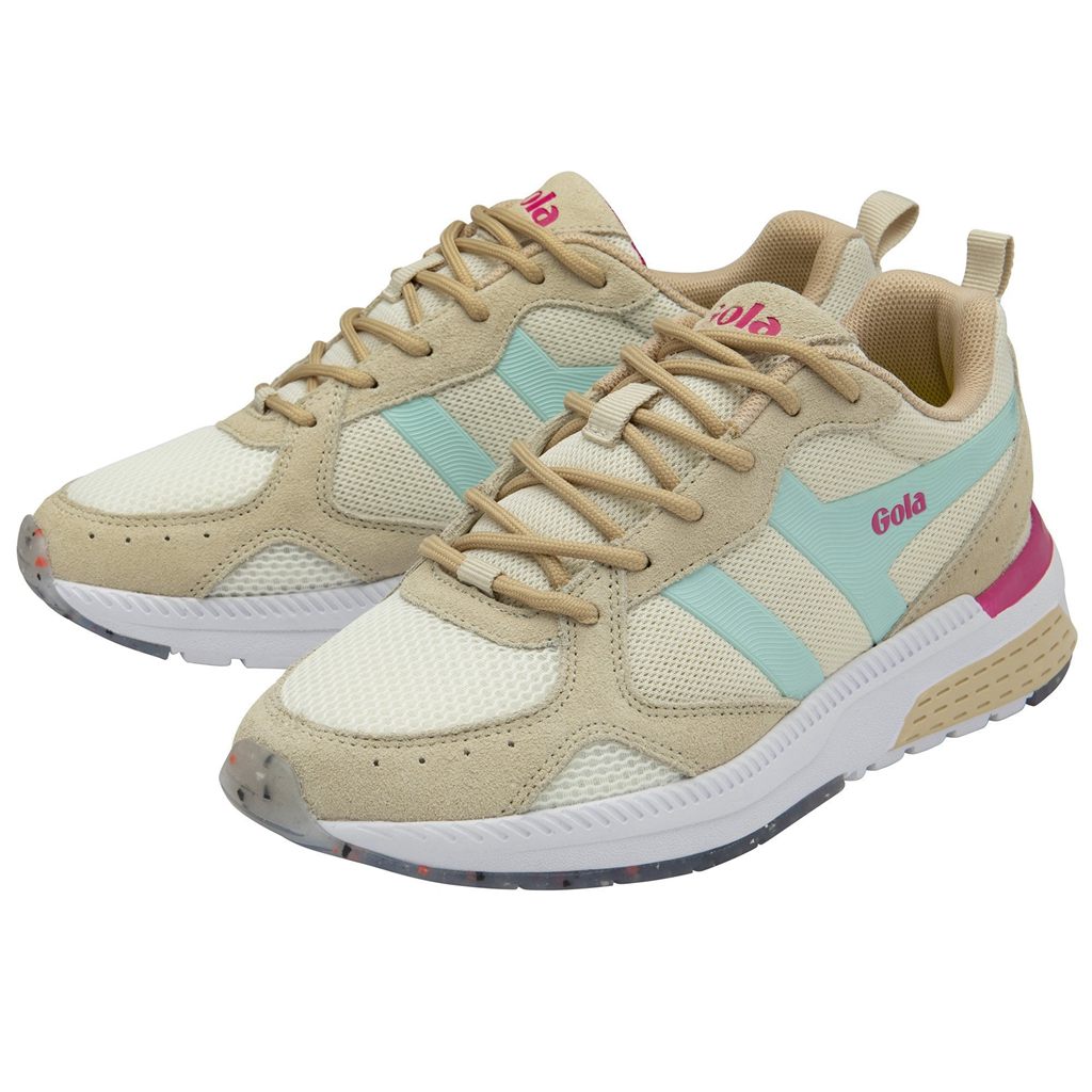 Gola Performance Navis Sneakers Wit Blauw Roze Nederland | 692-NRJTFX