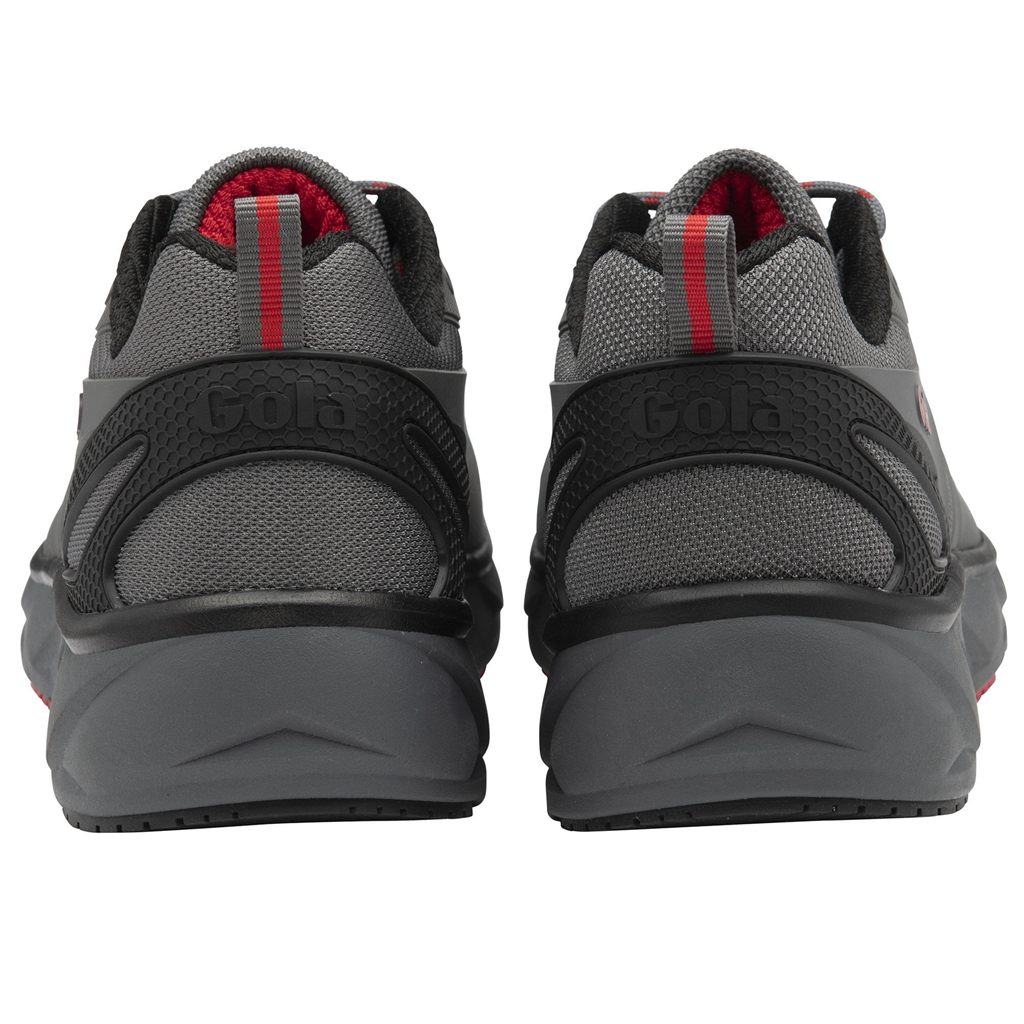 Gola Performance Thunder Sneakers Zwart Dieprood Nederland | 612-ELIKQB