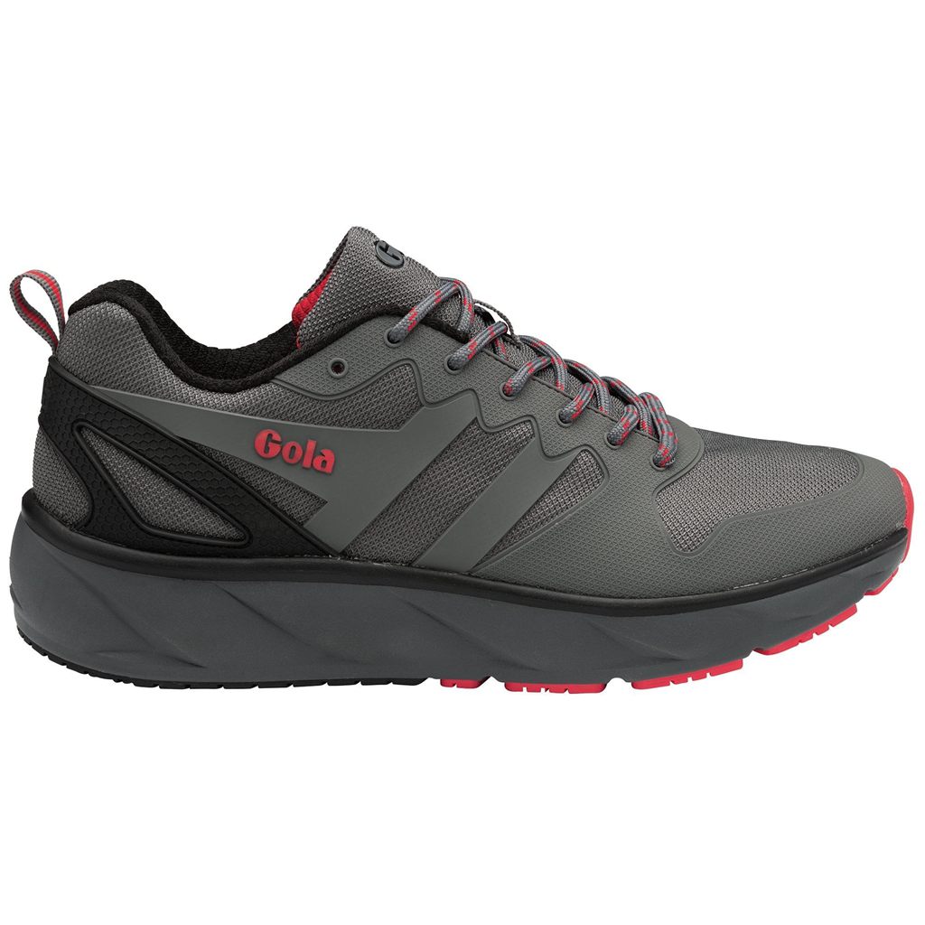 Gola Performance Thunder Sneakers Zwart Dieprood Nederland | 612-ELIKQB