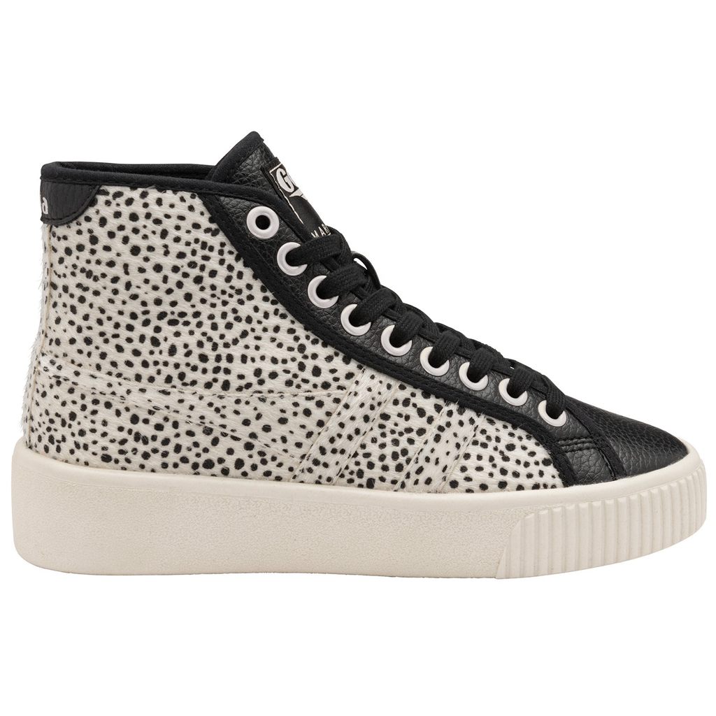 Gola Vegan Classics Baseline High Safari Pure Shoes Zwart Nederland | 057-GTPIRC