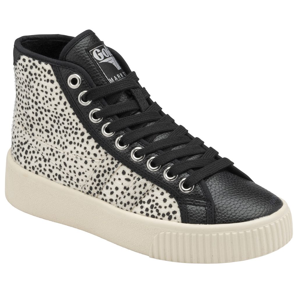 Gola Vegan Classics Baseline High Safari Pure Shoes Zwart Nederland | 057-GTPIRC
