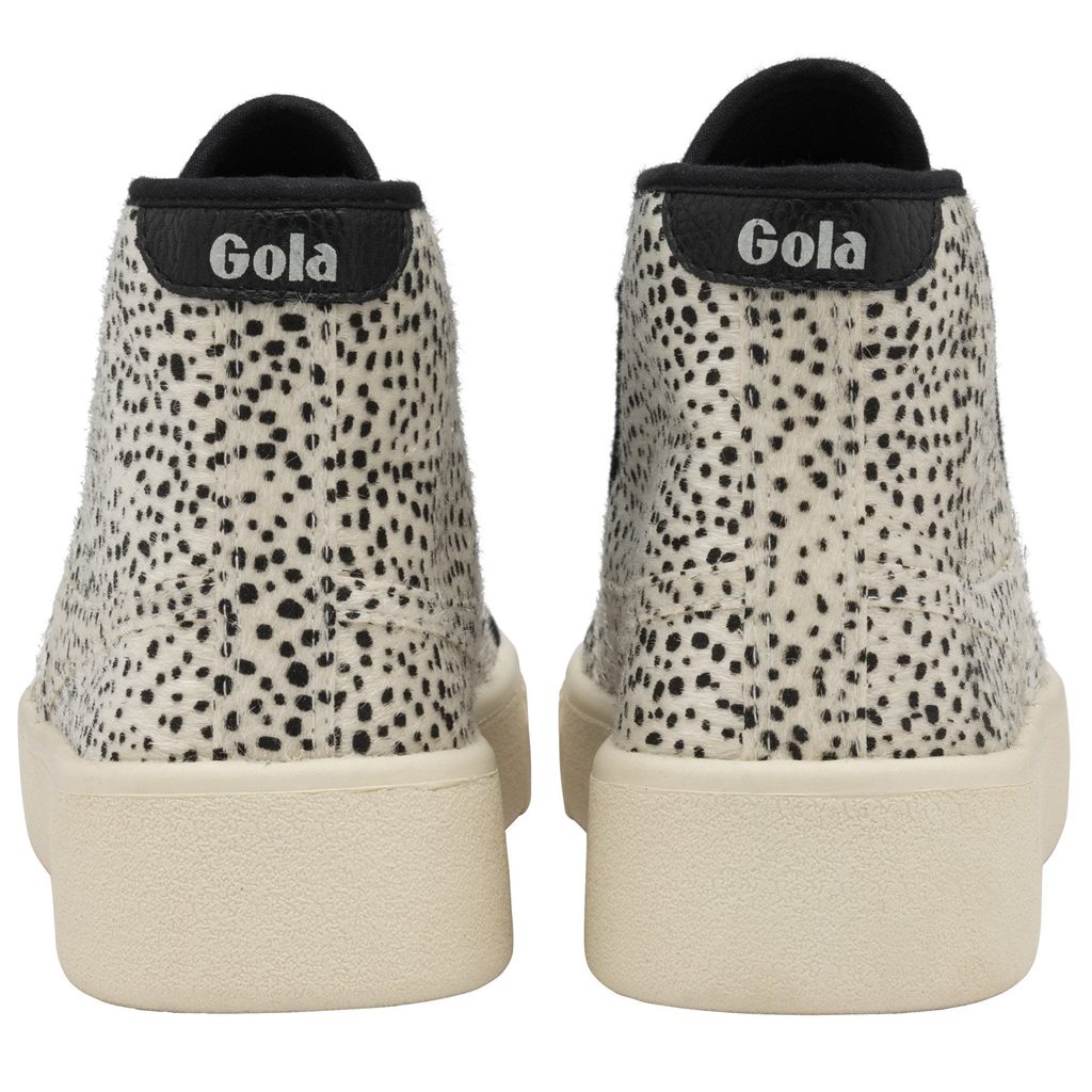 Gola Vegan Classics Baseline High Safari Pure Shoes Zwart Nederland | 057-GTPIRC