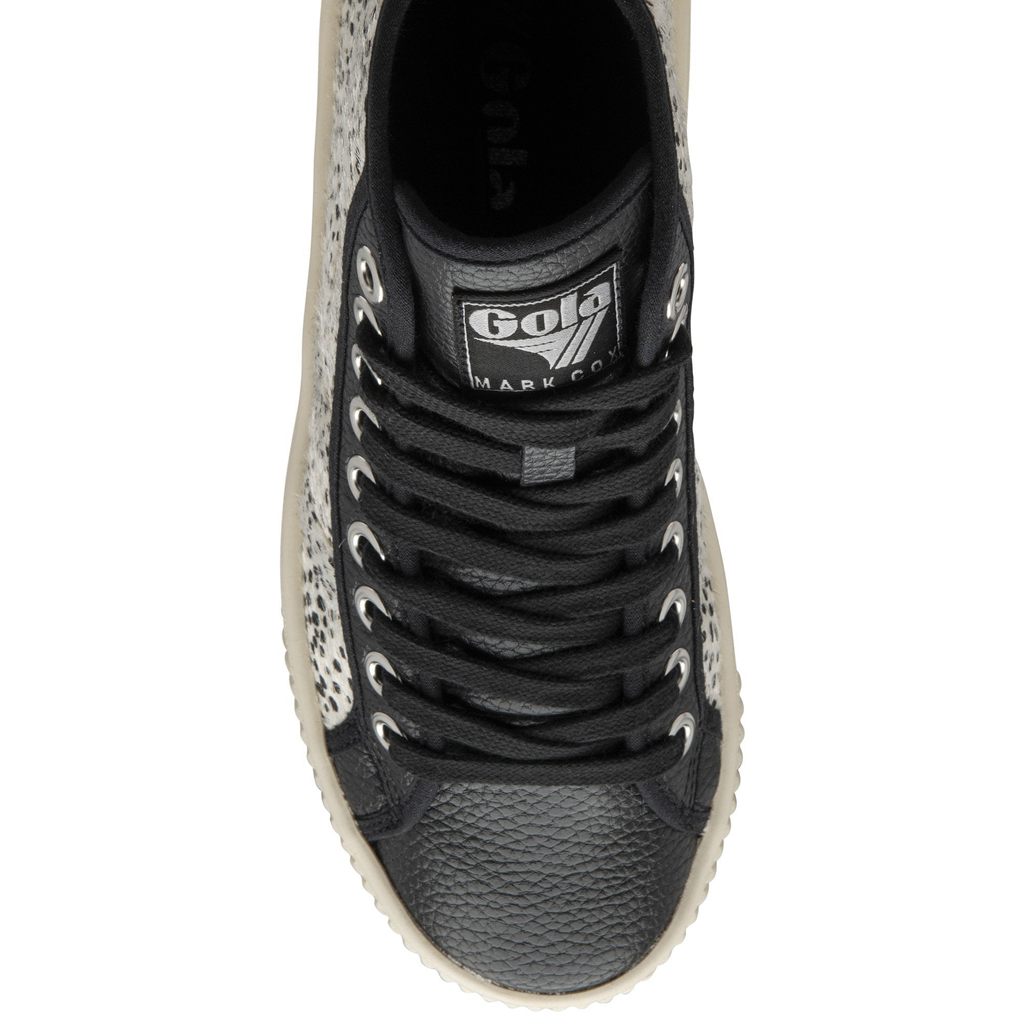 Gola Vegan Classics Baseline High Safari Pure Shoes Zwart Nederland | 057-GTPIRC
