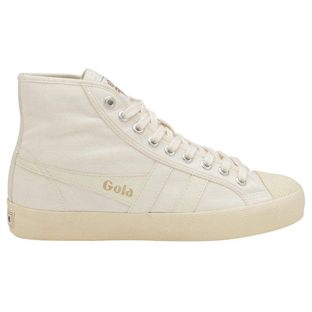 Gola Vegan Classics Coaster High Sneakers Wit Wit Nederland | 369-KFDSMU