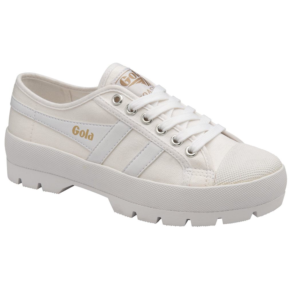 Gola Vegan Classics Coaster Peak Sneakers Wit Wit Nederland | 976-YDLUCH