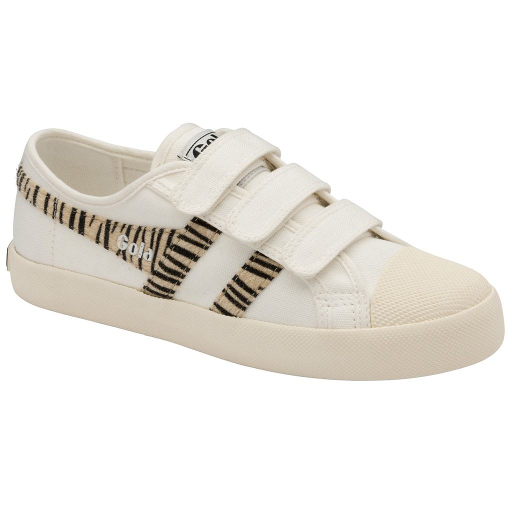 Gola Vegan Classics Coaster Safari Strap Sneakers Wit Nederland | 401-JBAIRX