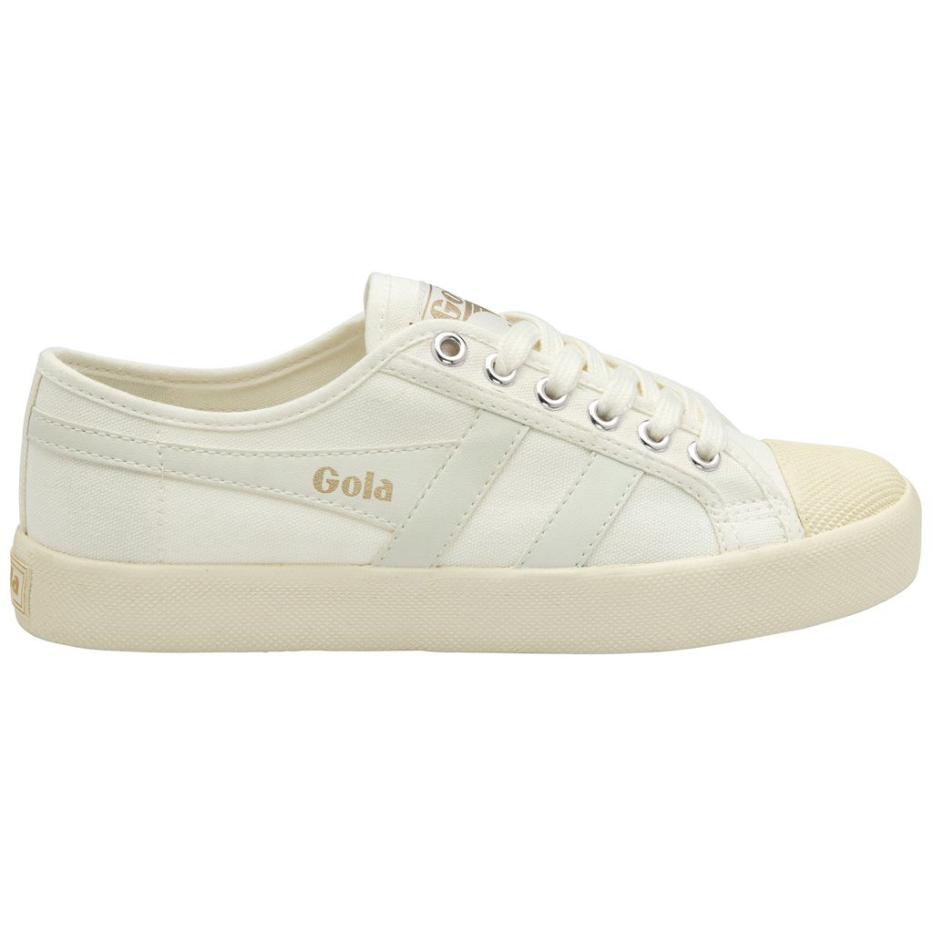 Gola Vegan Classics Coaster Shoes Wit Goud Nederland | 250-QKNAUP