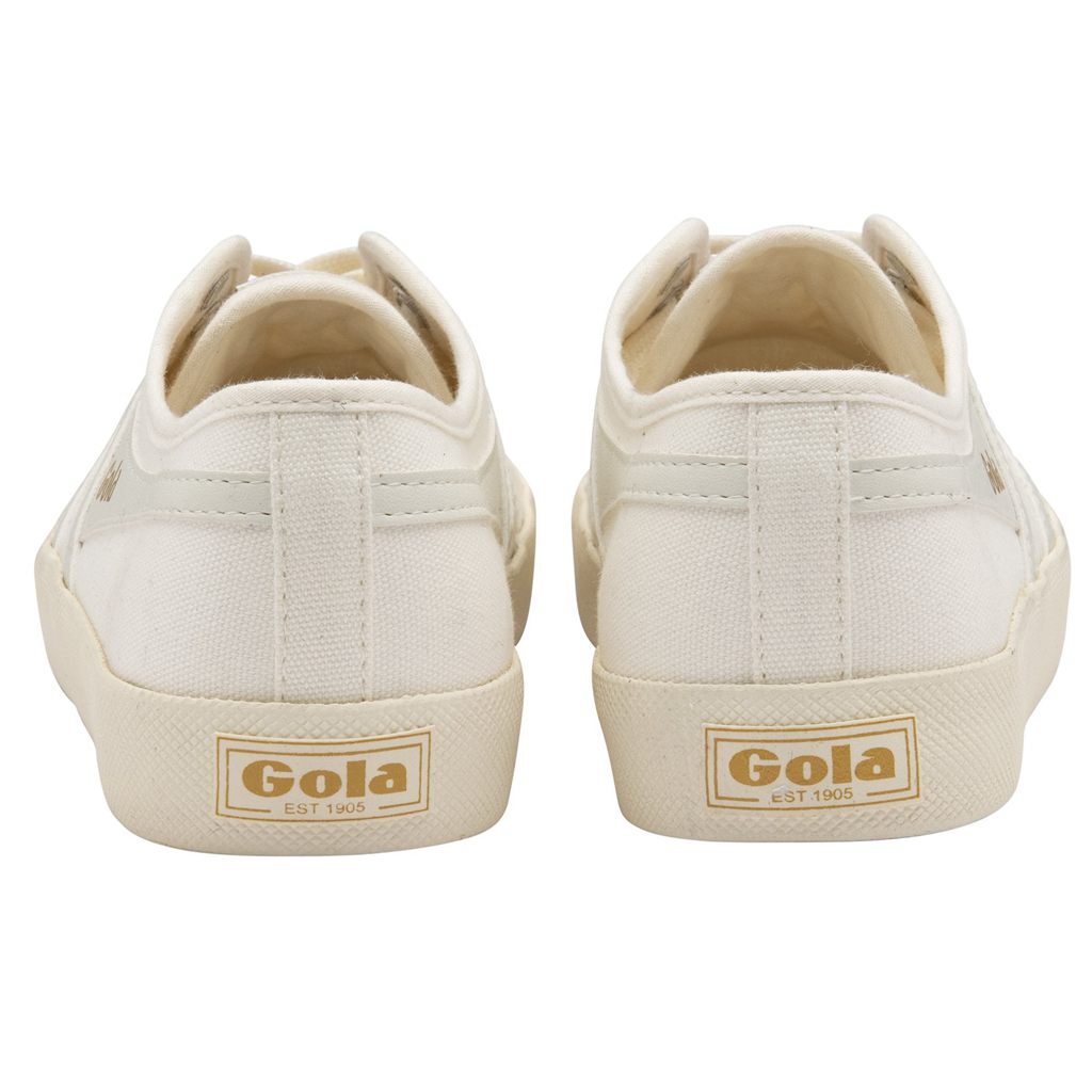 Gola Vegan Classics Coaster Shoes Wit Goud Nederland | 250-QKNAUP
