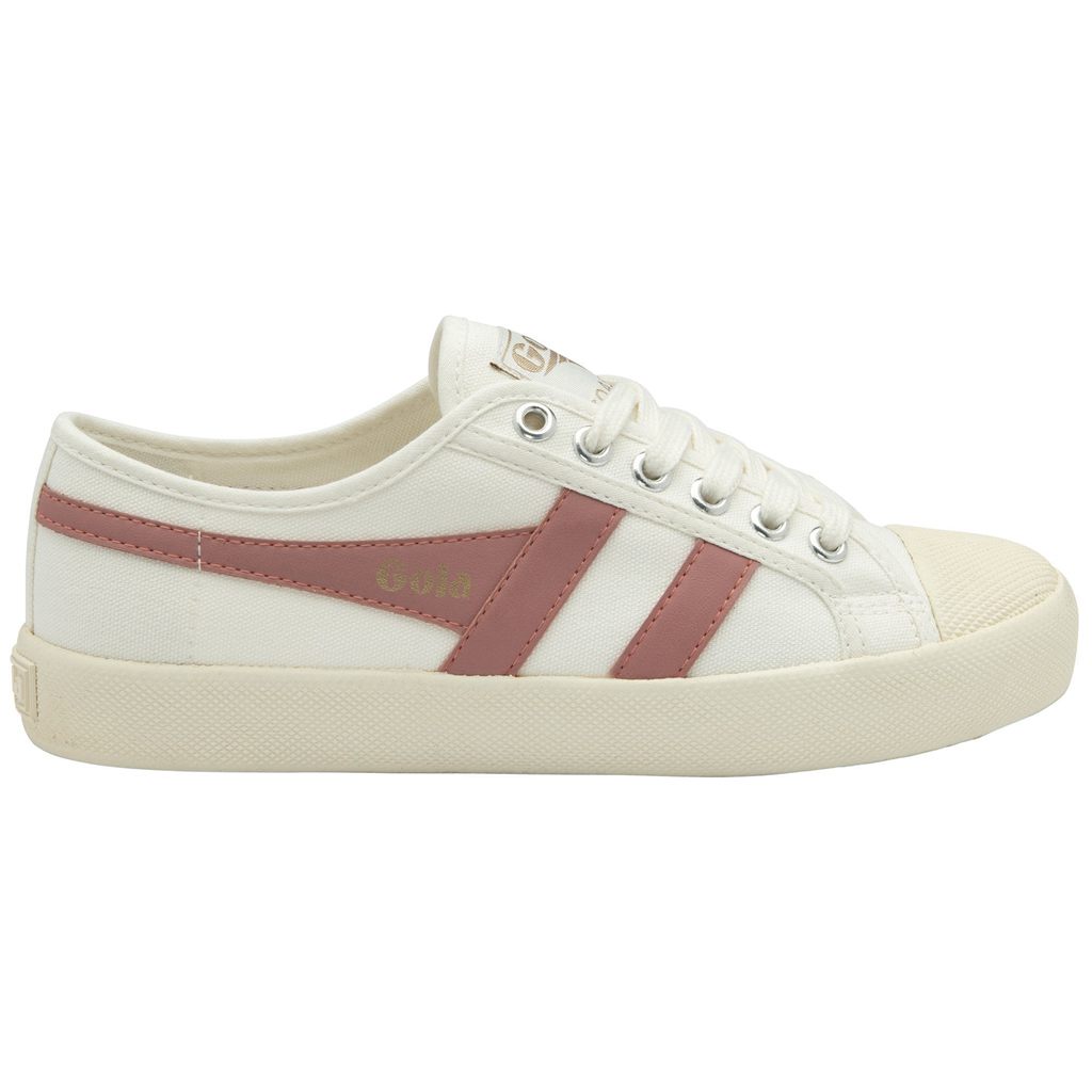 Gola Vegan Classics Coaster Shoes Wit Koraal Roze Nederland | 807-AGIMBJ