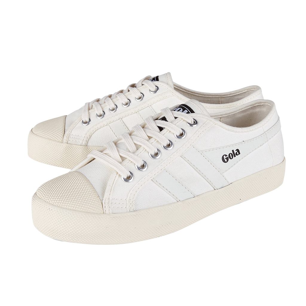 Gola Vegan Classics Coaster Shoes Wit Wit Nederland | 312-ZBETUL