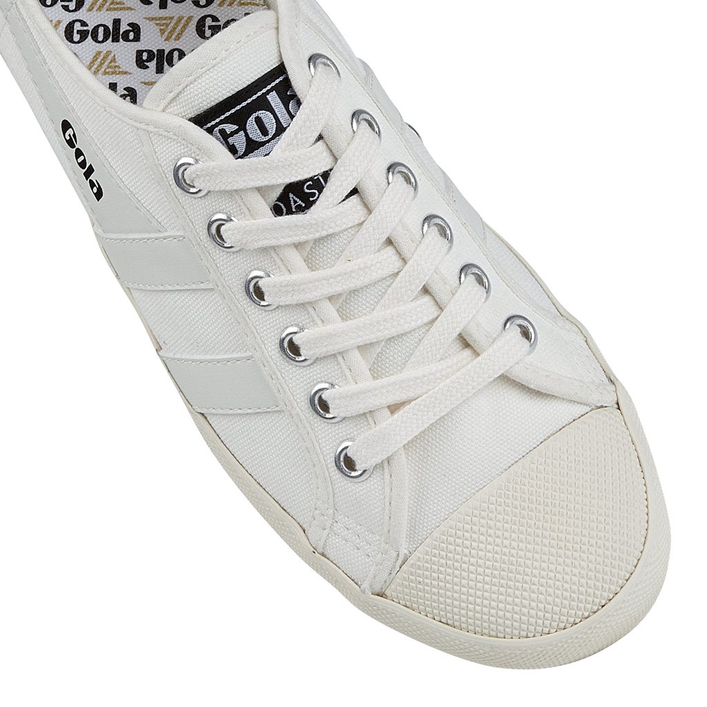Gola Vegan Classics Coaster Shoes Wit Wit Nederland | 312-ZBETUL