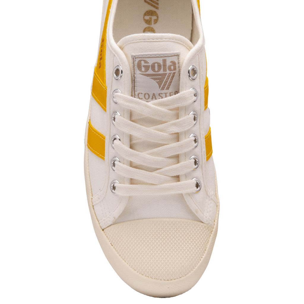 Gola Vegan Classics Coaster Shoes Wit Nederland | 253-OABVYD