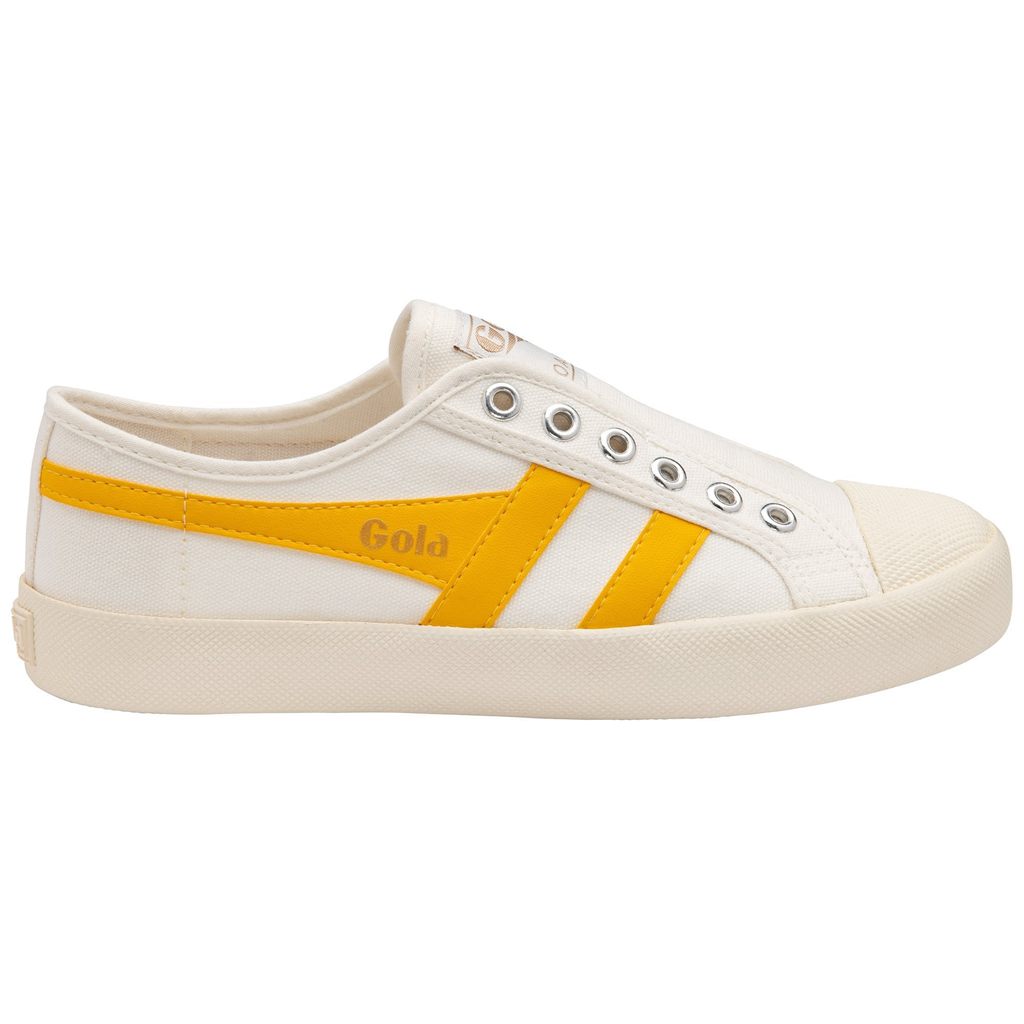 Gola Vegan Classics Coaster Slip Shoes Wit Nederland | 354-AITSOM
