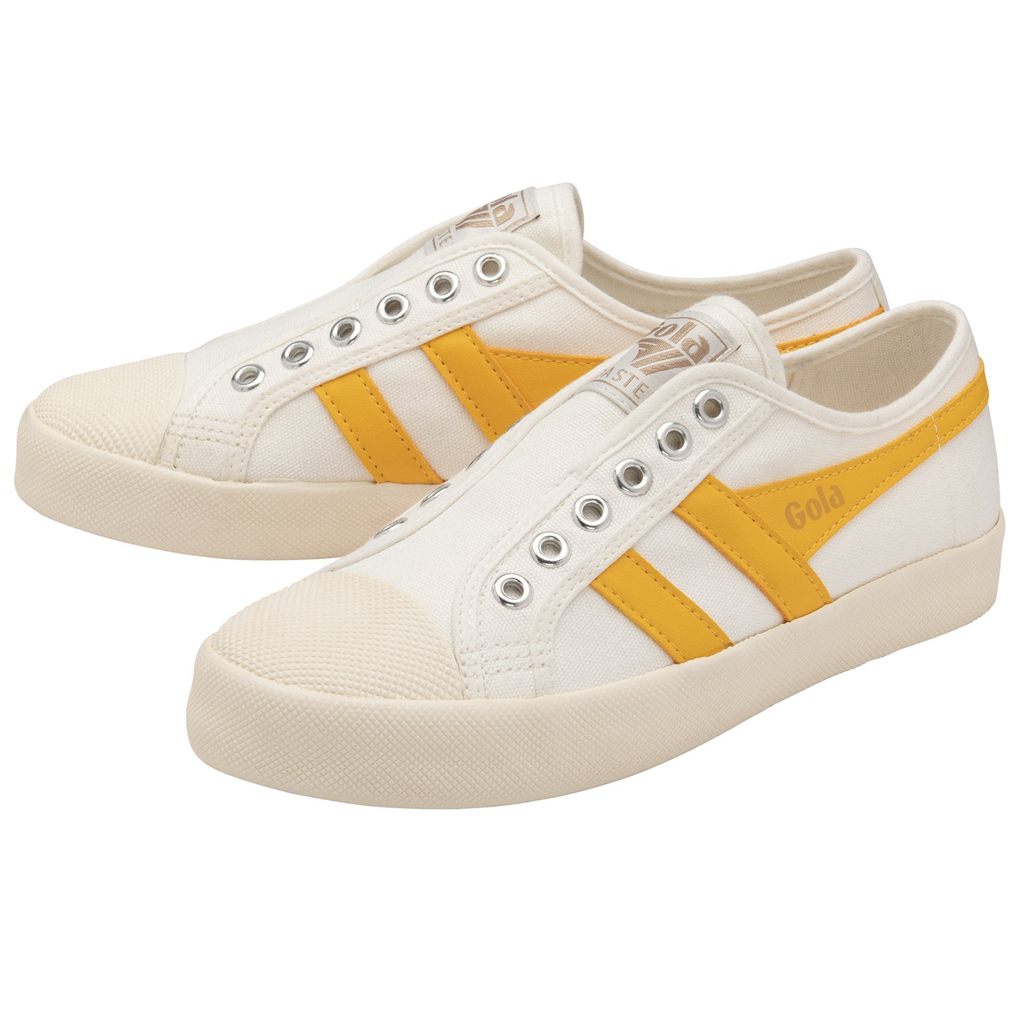Gola Vegan Classics Coaster Slip Shoes Wit Nederland | 354-AITSOM