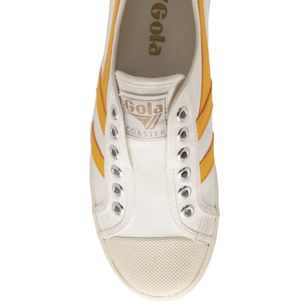 Gola Vegan Classics Coaster Slip Shoes Wit Nederland | 354-AITSOM