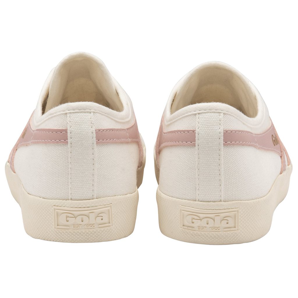 Gola Vegan Classics Coaster Slip Shoes Wit Roze Nederland | 086-QBTAMD